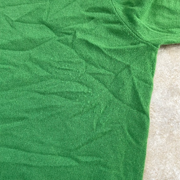 Reformation Cashmere Crew Kelly Green Sweater - Picture 3 of 5